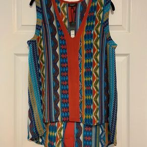 Tolani silk sleeveless top